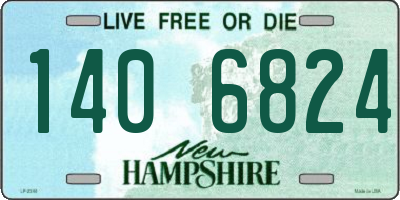 NH license plate 1406824