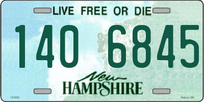 NH license plate 1406845