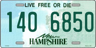 NH license plate 1406850