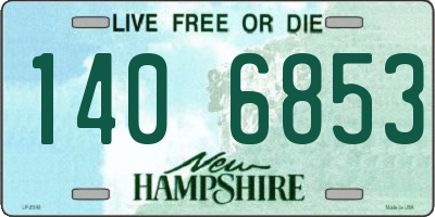 NH license plate 1406853