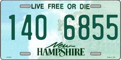 NH license plate 1406855
