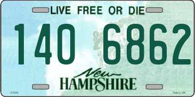 NH license plate 1406862