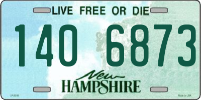 NH license plate 1406873