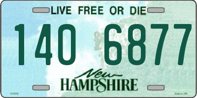 NH license plate 1406877
