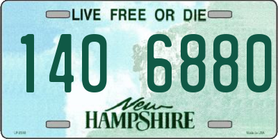 NH license plate 1406880