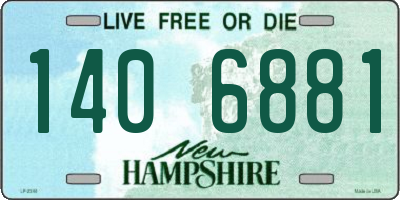 NH license plate 1406881