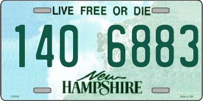 NH license plate 1406883