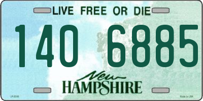 NH license plate 1406885