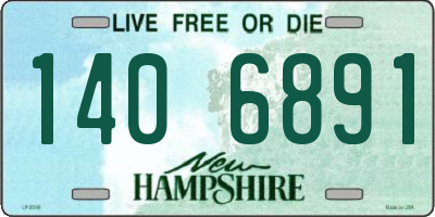 NH license plate 1406891