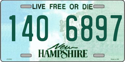 NH license plate 1406897