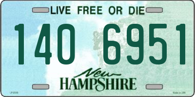 NH license plate 1406951