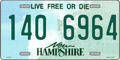 NH license plate 1406964
