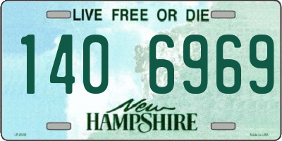 NH license plate 1406969