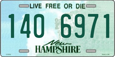 NH license plate 1406971