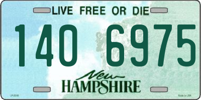 NH license plate 1406975