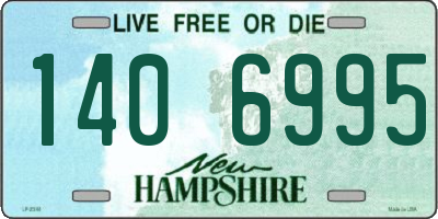 NH license plate 1406995