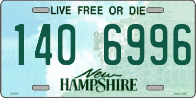 NH license plate 1406996