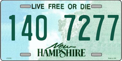 NH license plate 1407277