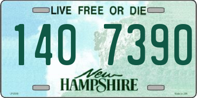 NH license plate 1407390