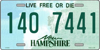NH license plate 1407441