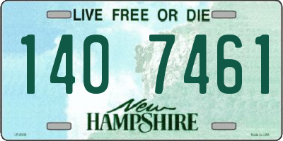 NH license plate 1407461