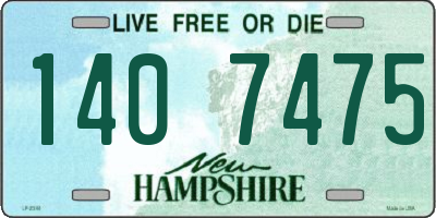 NH license plate 1407475