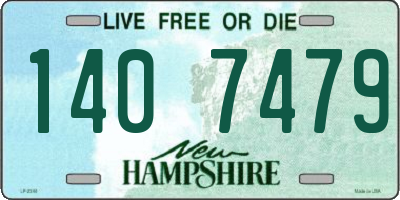 NH license plate 1407479