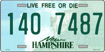 NH license plate 1407487