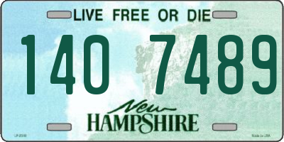 NH license plate 1407489