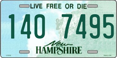 NH license plate 1407495