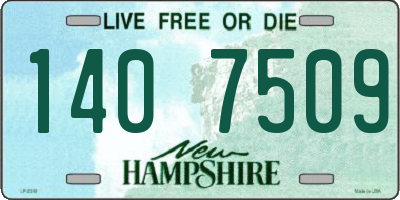 NH license plate 1407509