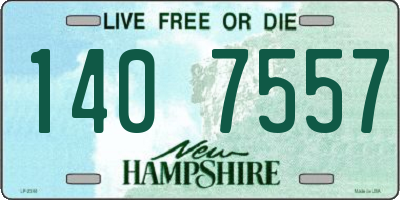 NH license plate 1407557