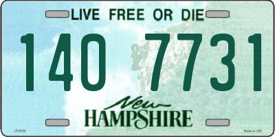 NH license plate 1407731