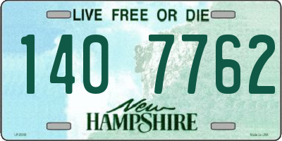 NH license plate 1407762