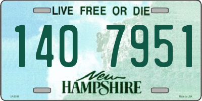 NH license plate 1407951