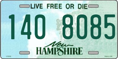 NH license plate 1408085
