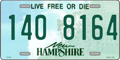 NH license plate 1408164