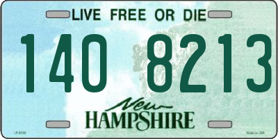 NH license plate 1408213