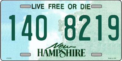 NH license plate 1408219