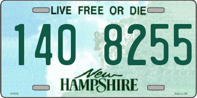 NH license plate 1408255