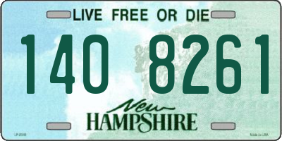 NH license plate 1408261