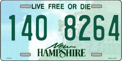 NH license plate 1408264