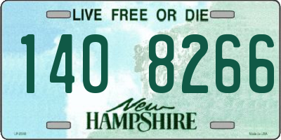 NH license plate 1408266