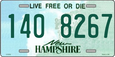 NH license plate 1408267