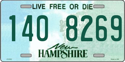 NH license plate 1408269