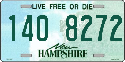 NH license plate 1408272