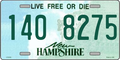 NH license plate 1408275