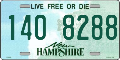 NH license plate 1408288