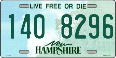 NH license plate 1408296