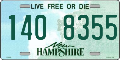 NH license plate 1408355
